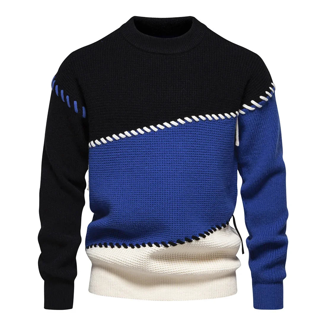 Philipp | Trendiger Grobstrick-Herbstpullover
