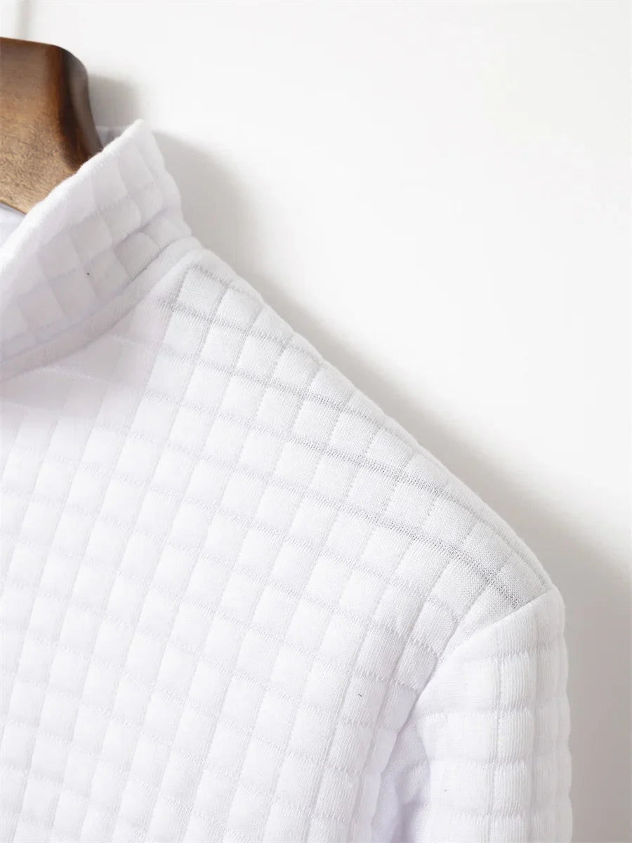 Lorenz | Herren-Pullover mit Reißverschluss und Struktur