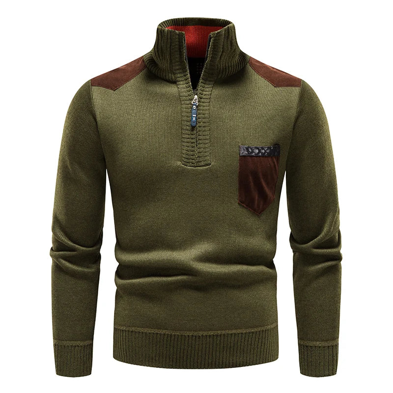 Moritz | Fleece-Pullover mit halbem Reißverschluss