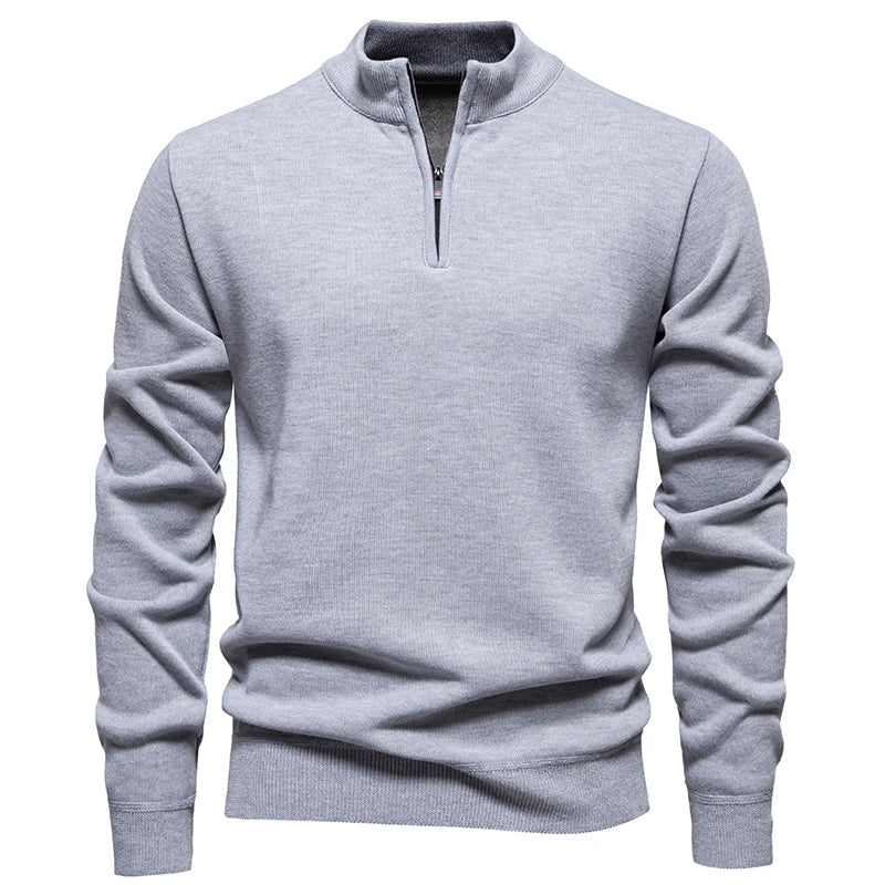 Hugo | Feinstrick-Pullover mit halbem Reißverschluss
