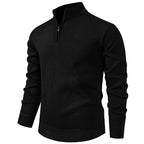 Hugo | Feinstrick-Pullover mit halbem Reißverschluss
