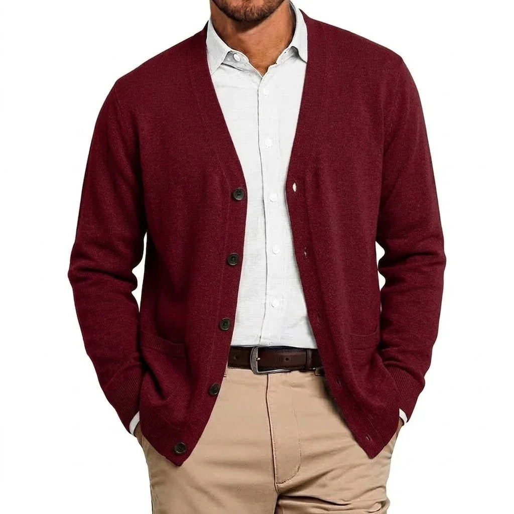Matthias | Strickblazer mit Stehkragen