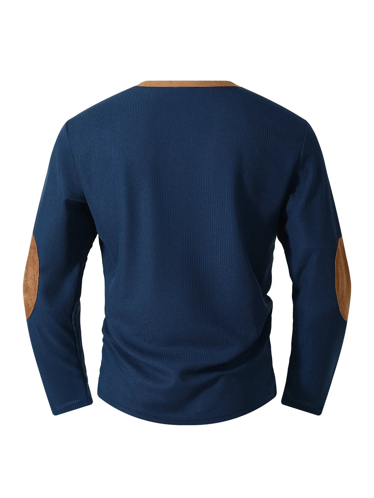 Frank | Henley-Pullover mit Waffelstruktur
