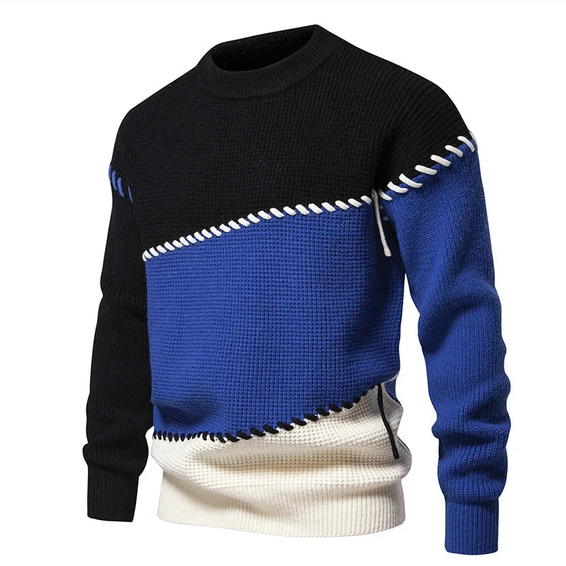 Philipp | Trendiger Grobstrick-Herbstpullover