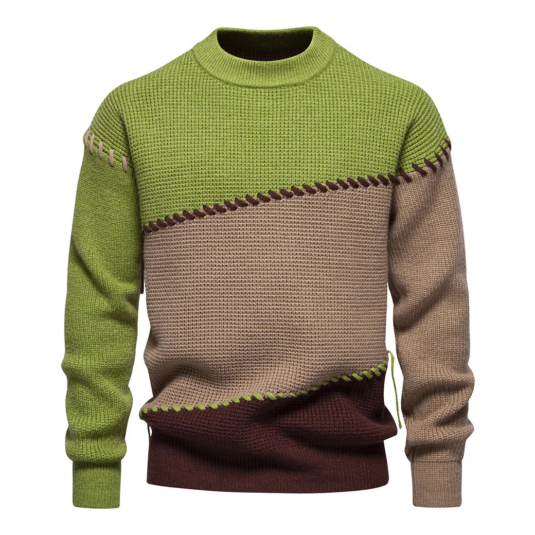 Philipp | Trendiger Grobstrick-Herbstpullover