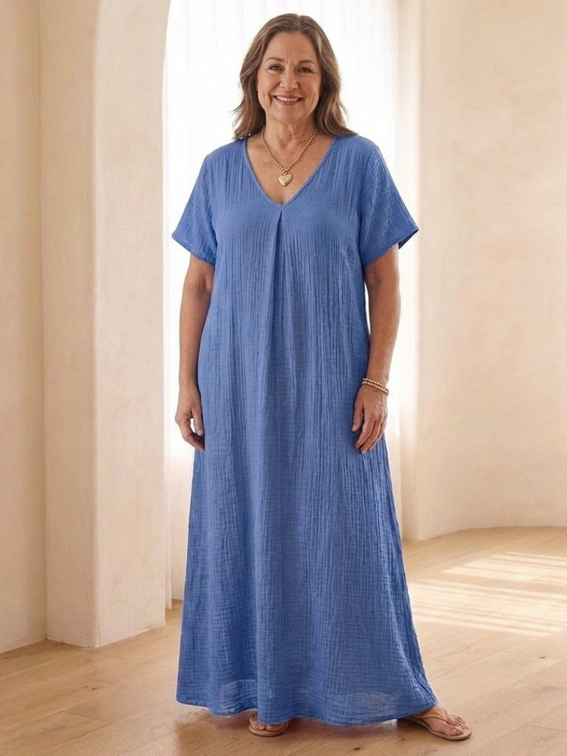 Liora | Midikleid mit V-Ausschnitt