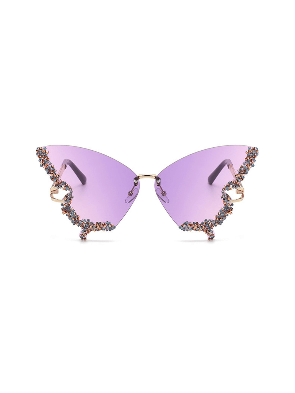 Cleo | Schmetterlings-Sonnenbrille mit Glamour-Look