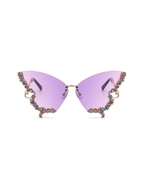 Cleo | Schmetterlings-Sonnenbrille mit Glamour-Look