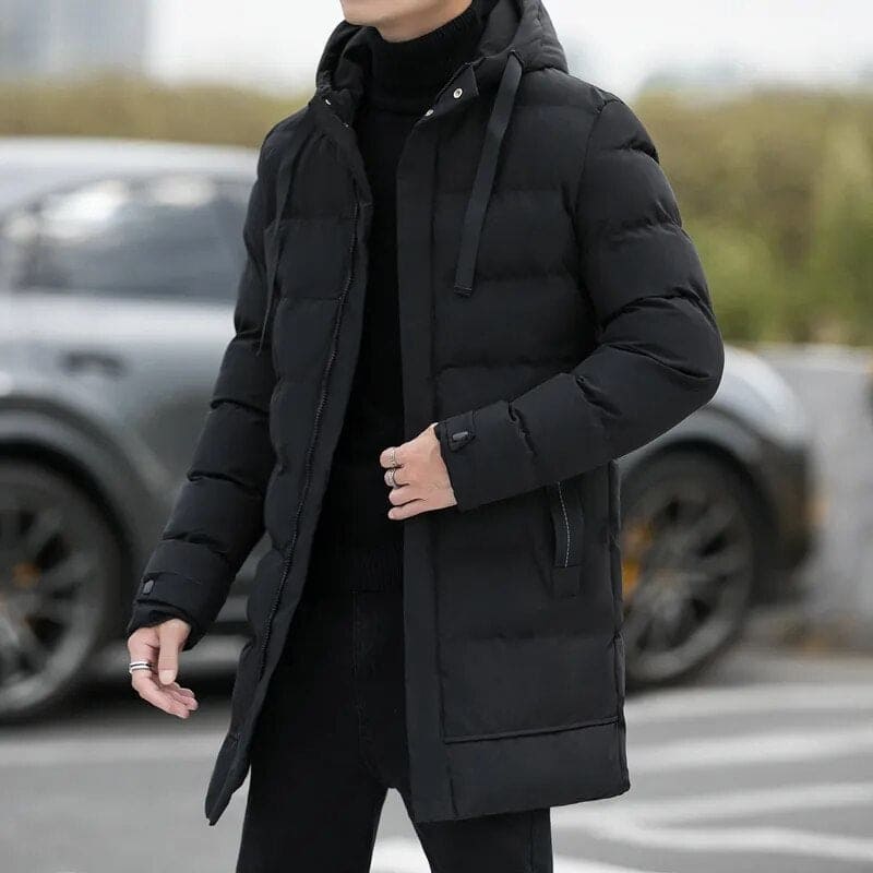 Malte | Warme Steppjacke mit Kapuze