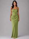 Marielle | Maxikleid mit Raffung an der Taille