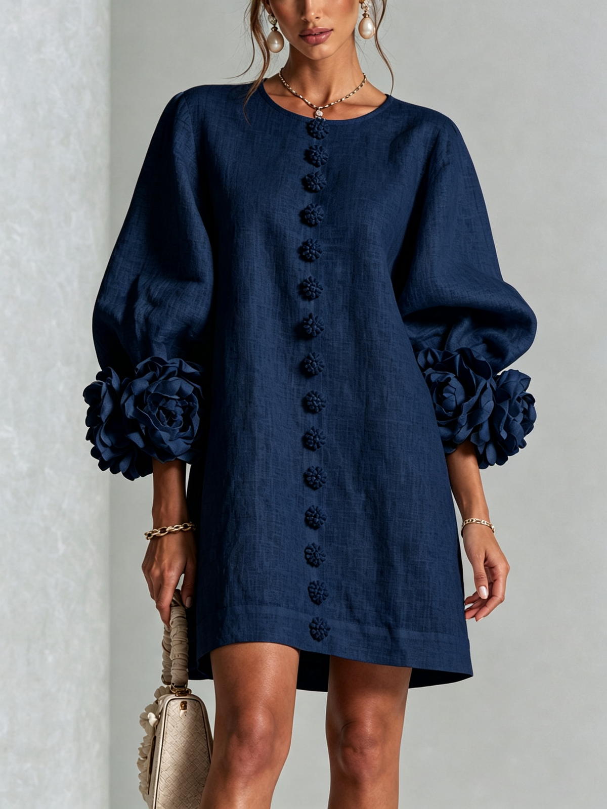 Chela | Elegantes Minikleid mit Puffärmeln