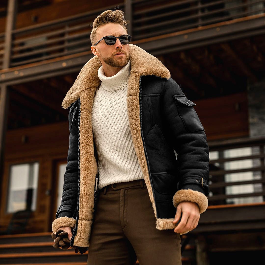 Bernd | Eleganter Wintermantel aus Kunstfell