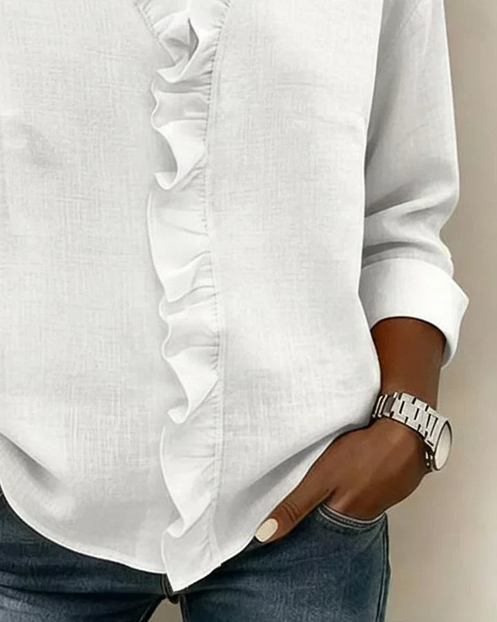 Heidi | Edle V-Ausschnitt Bluse