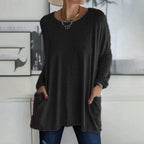 Susann | Pullover mit großen aufgesetzten Taschen