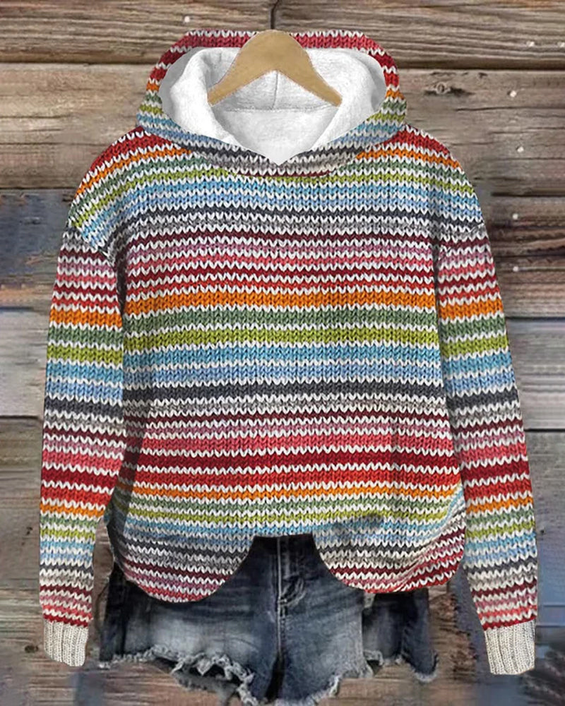 Leni | Strickpullover in kräftigen Farbtönen