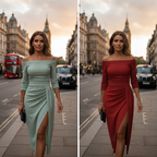 Lily | Chices Maxikleid mit Neckholder