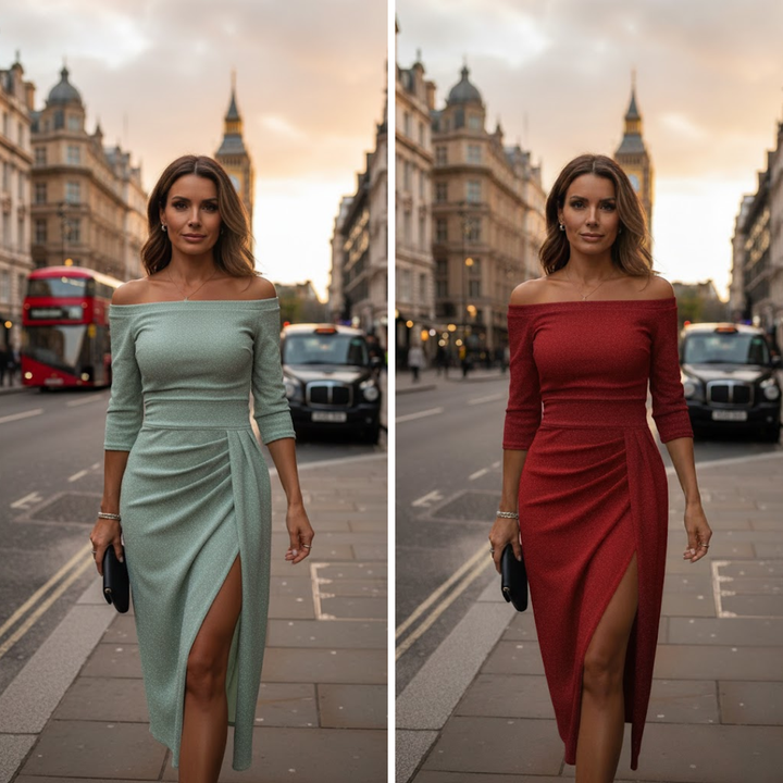 Lily | Chices Maxikleid mit Neckholder