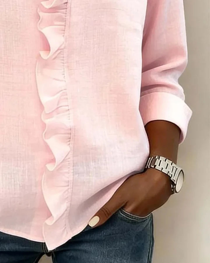 Heidi | Edle V-Ausschnitt Bluse