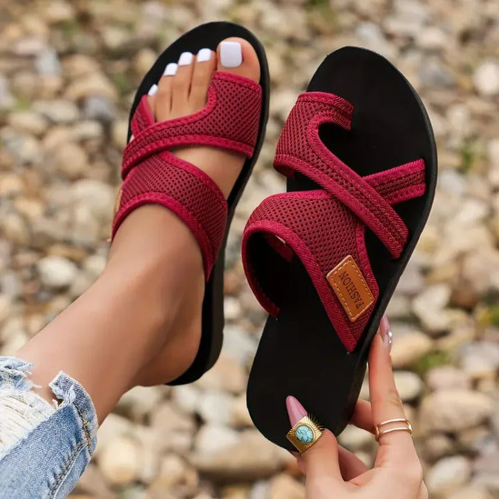 Caroline | Orthopädische Sandale mit Hallux-Valgus-Unterstützung