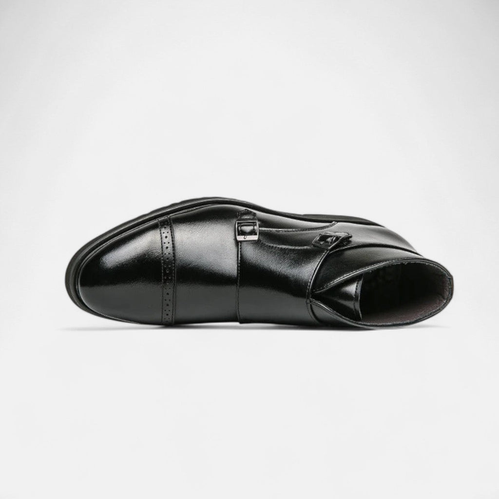 Leon | Monk Strap Stiefeletten aus Ecopelle