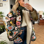 Thekla | Elegante Jacke mit Blumenmuster