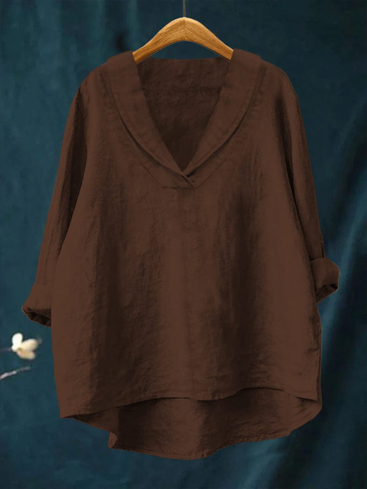 Annika | Oversized Leinen-Bluse