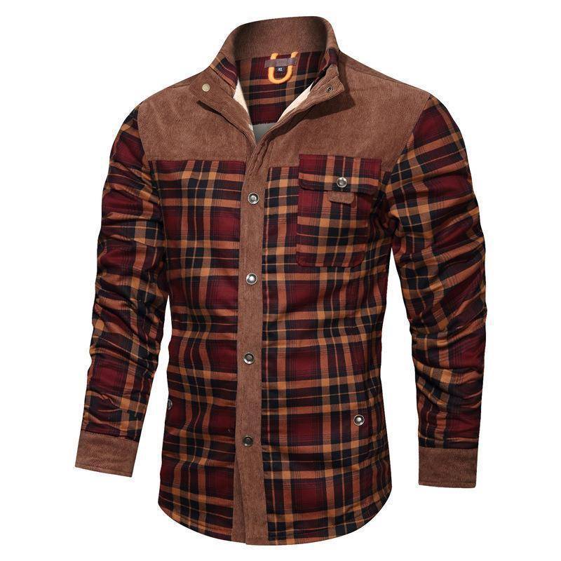 Hagen | Herren-Flanelljacke mit Karomuster und warmem Futter