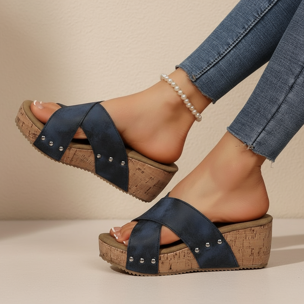 Oakley | Boho Wedge-Sandale für Damen