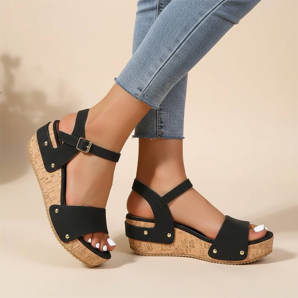 Daniela | Elegante Keilsandale für Damen