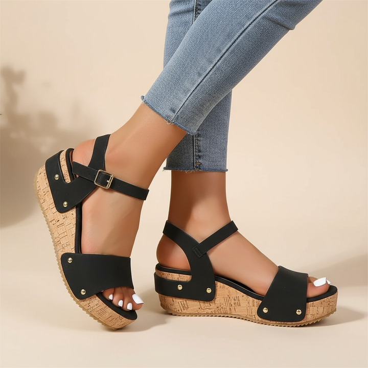 Daniela | Elegante Keilsandale für Damen