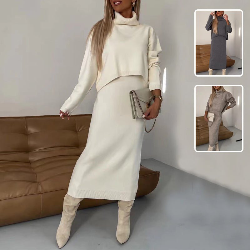 Anne-Luise | Strick-Set aus Pullover und Rock
