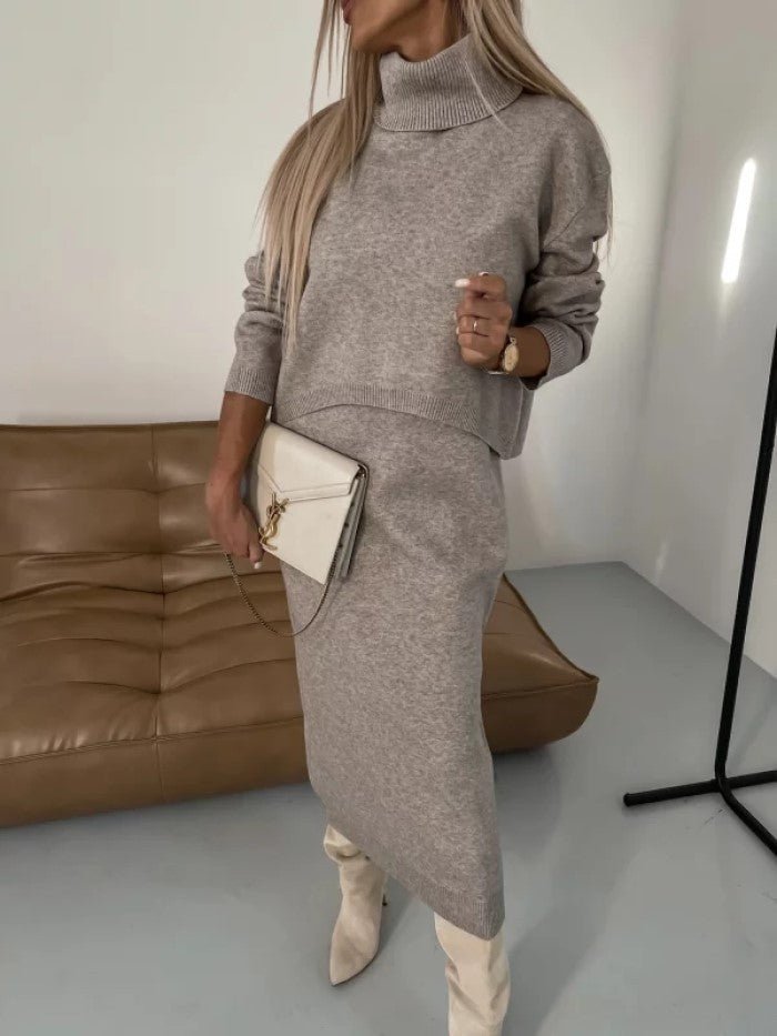 Anne-Luise | Strick-Set aus Pullover und Rock