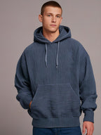 Horst | Superweicher gestreifter Cord-Hoodie