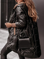 Hanne-Rose | Gesteppte Winterjacke mit Kapuze