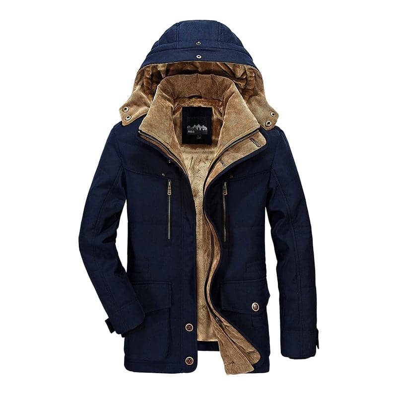Torben | Cargo-Winterjacke mit Kapuze