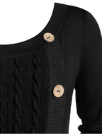 Bodil | Strickkleid mit Knopfleiste
