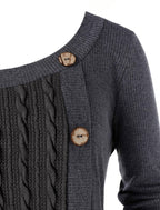 Bodil | Strickkleid mit Knopfleiste