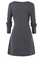 Bodil | Strickkleid mit Knopfleiste