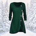 Bodil | Strickkleid mit Knopfleiste