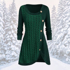 Bodil | Strickkleid mit Knopfleiste