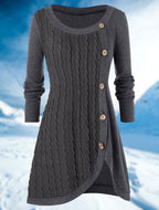 Bodil | Strickkleid mit Knopfleiste