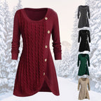 Bodil | Strickkleid mit Knopfleiste