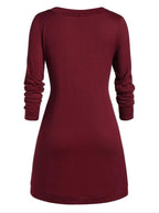 Bodil | Strickkleid mit Knopfleiste