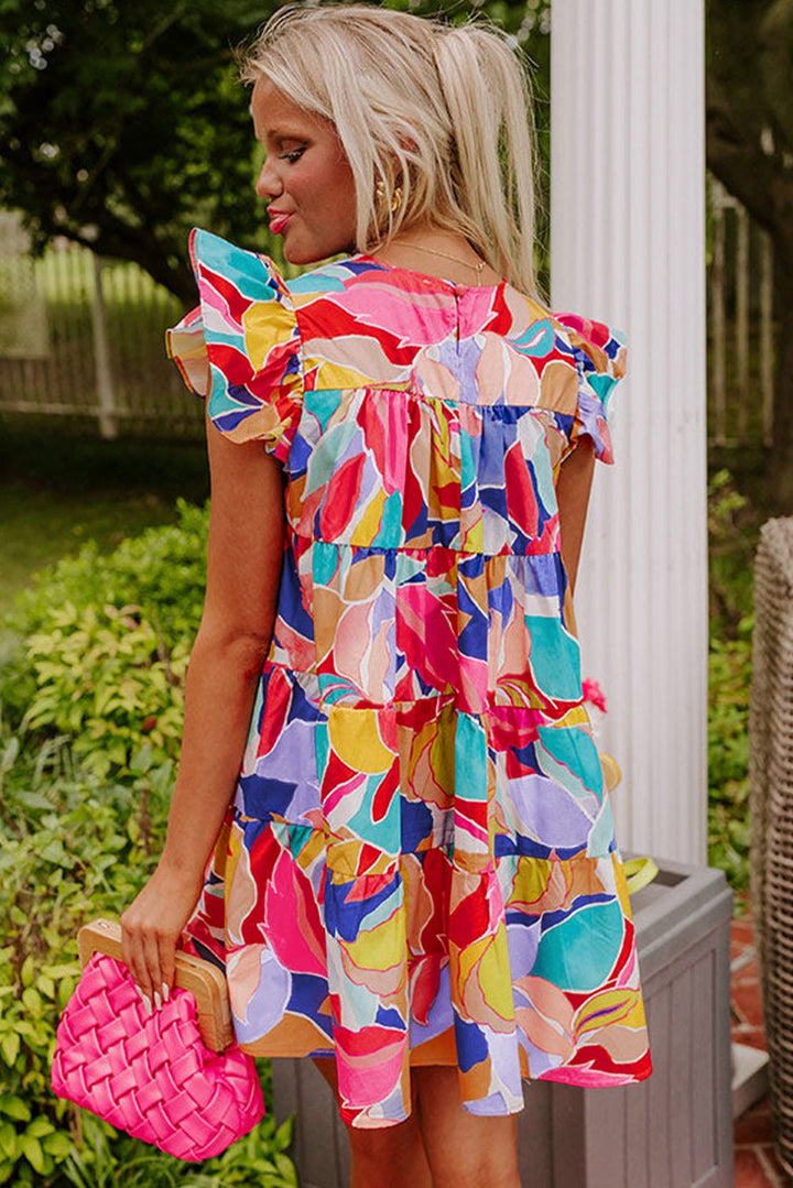 Romy | Boho-Sommerkleid mit Flatterärmeln