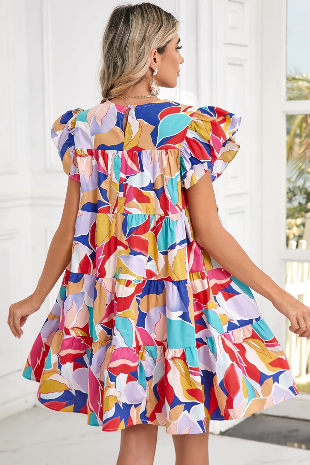 Romy | Boho-Sommerkleid mit Flatterärmeln