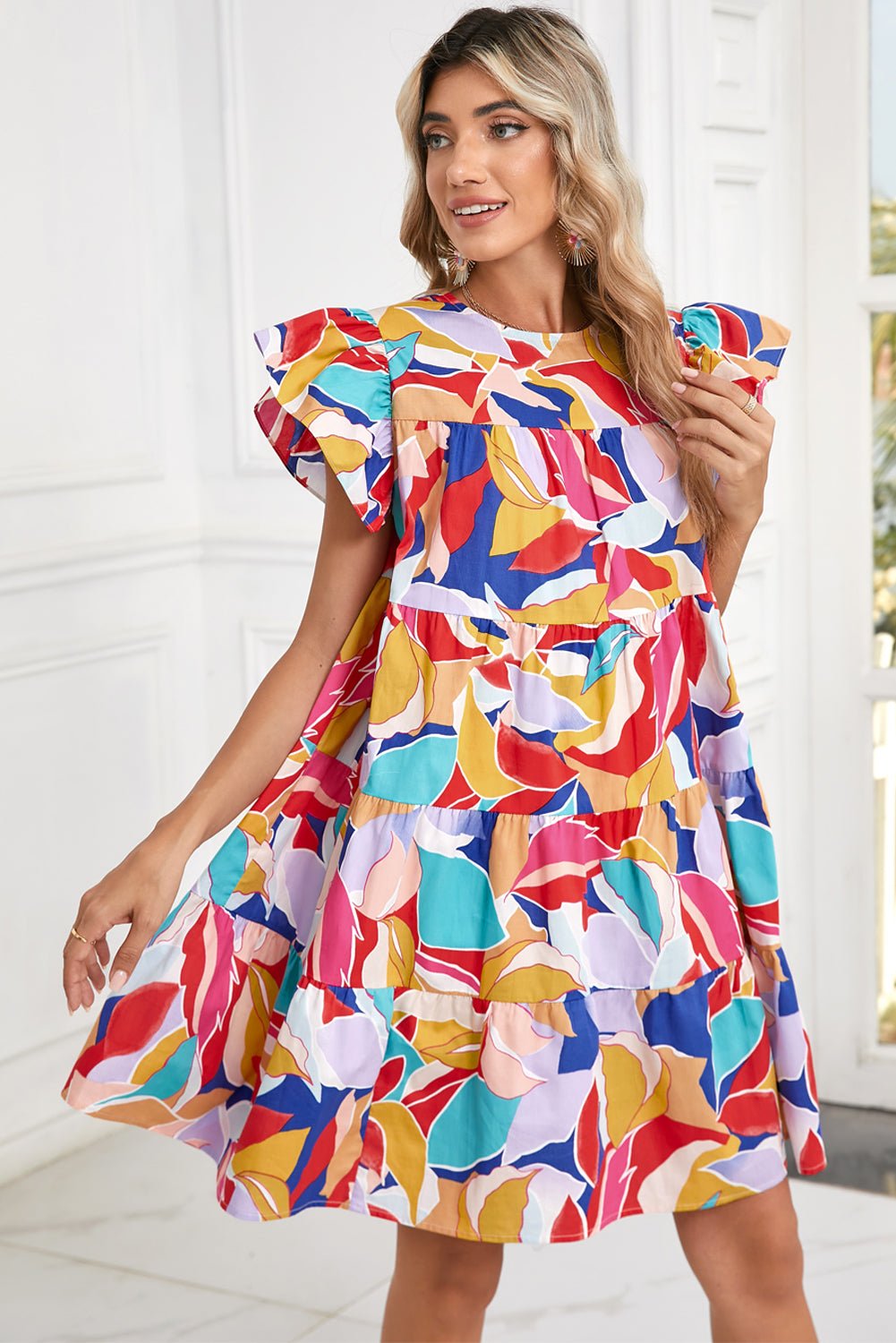 Romy | Boho-Sommerkleid mit Flatterärmeln