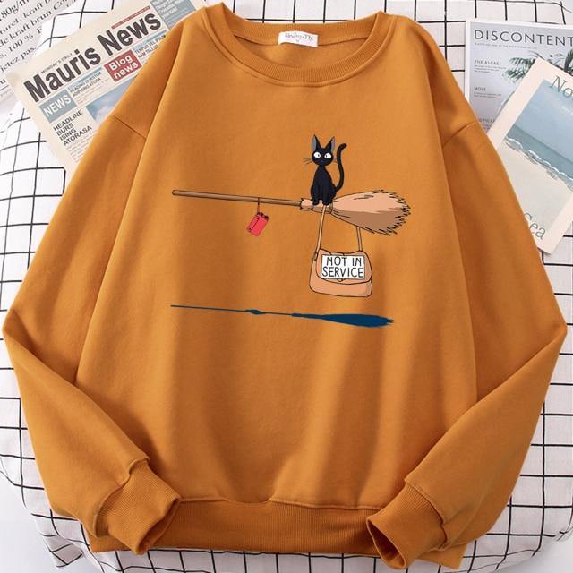 Lenja | Pullover mit Grafikdruck und gerippten Bündchen