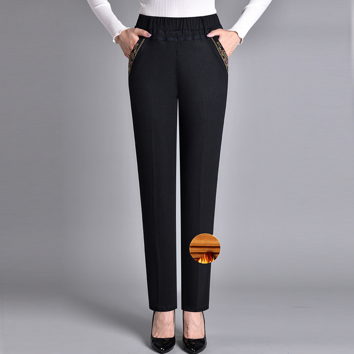 Fali | Damenjeans mit Seitentaschen und elastischem Bund