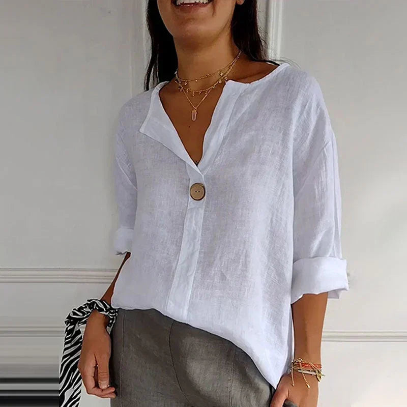 Ingrid | Vielseitige Knopf-Bluse