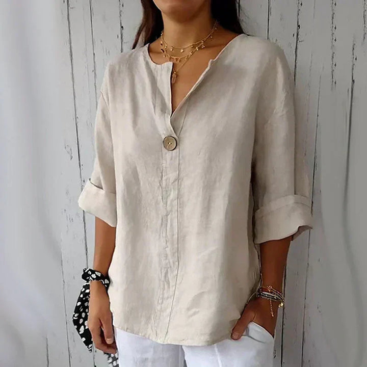Ingrid | Vielseitige Knopf-Bluse